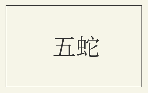 五蛇