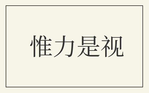 惟力是视