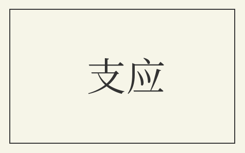 支应