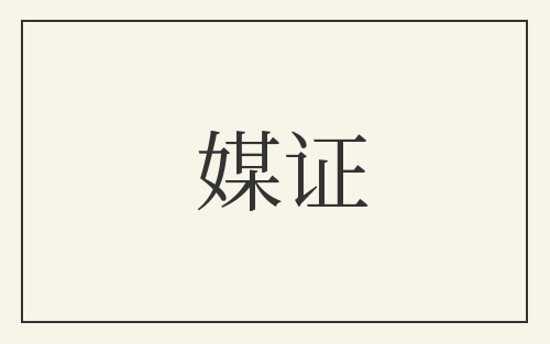 媒证