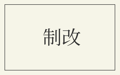 制改