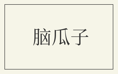 脑瓜子