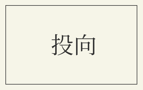 投向