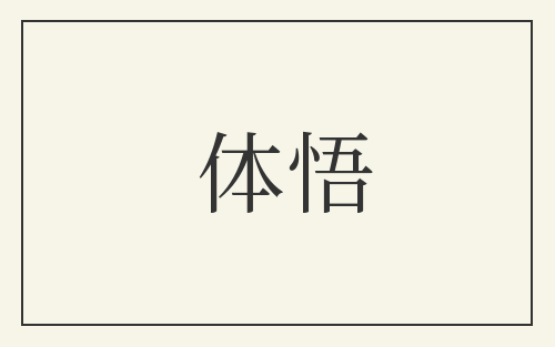 体悟
