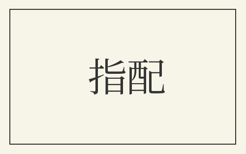 指配