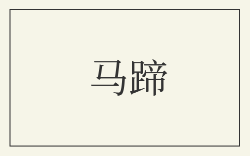 马蹄