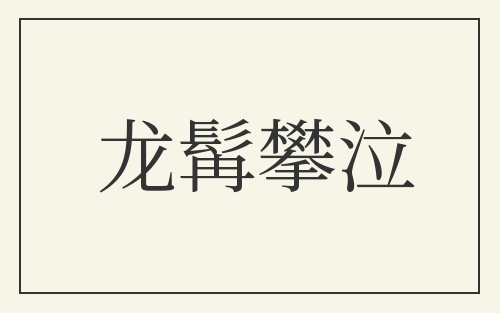 龙髯攀泣
