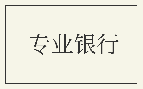 专业银行