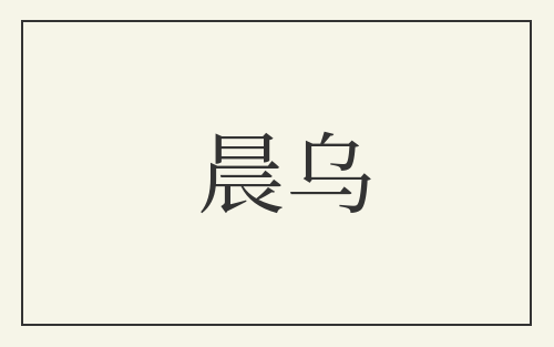 晨乌