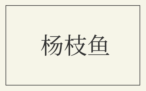 杨枝鱼