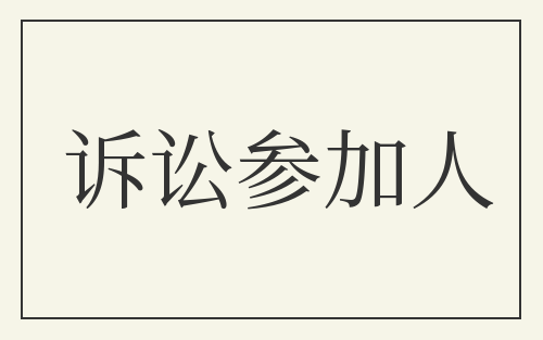 诉讼参加人