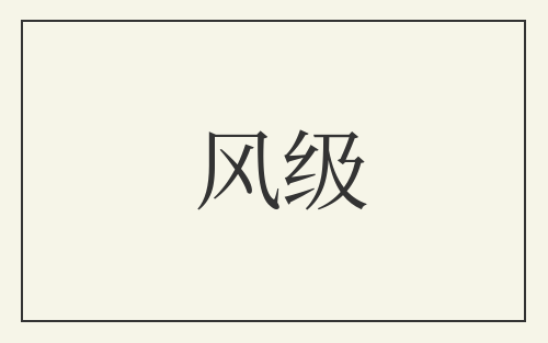 风级