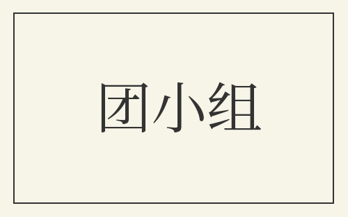 团小组