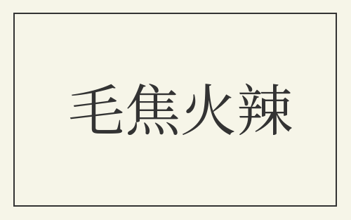 毛焦火辣