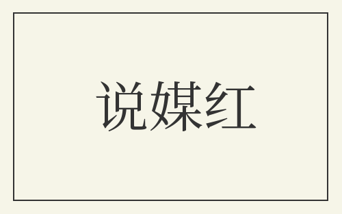 说媒红