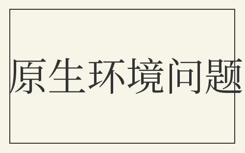 原生环境问题