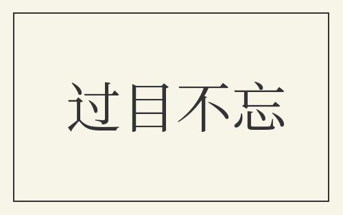 过目不忘