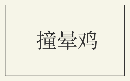 撞晕鸡