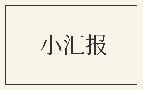 小汇报