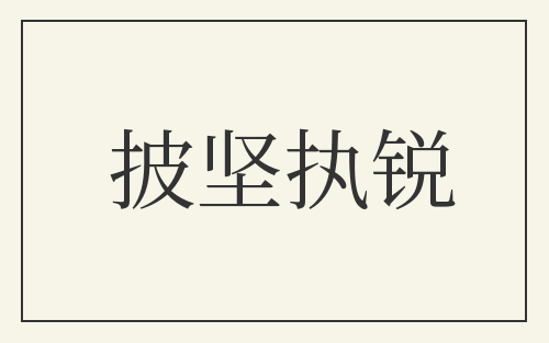 披坚执锐