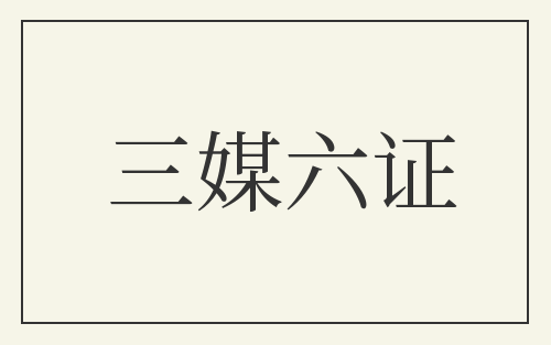 三媒六证