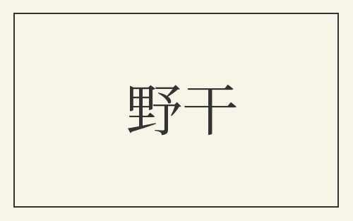 野干