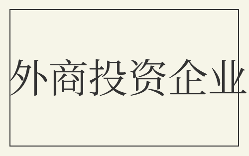 外商投资企业