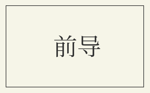前导