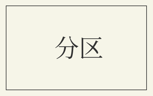 分区