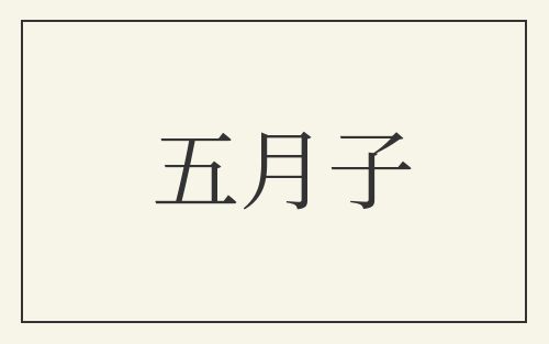五月子