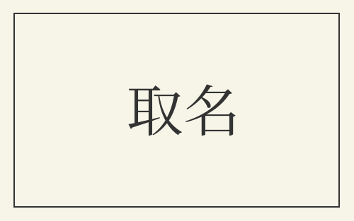 取名