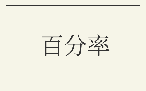 百分率