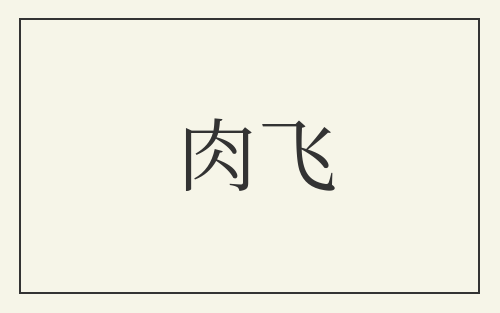 肉飞