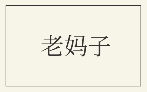 老妈子