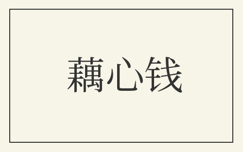 藕心钱