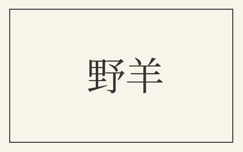 野羊