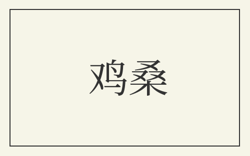 鸡桑